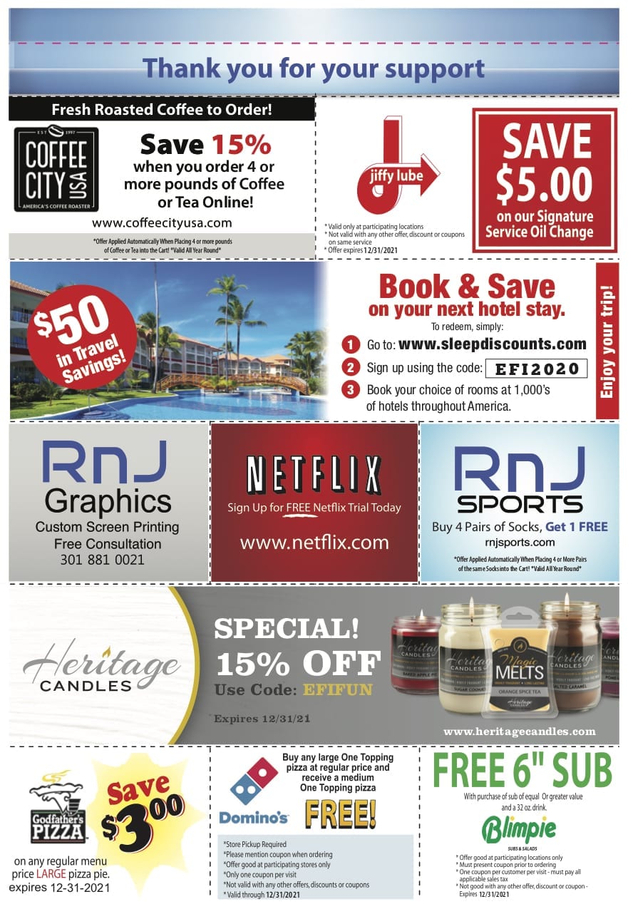 Scratch Card coupon sheets