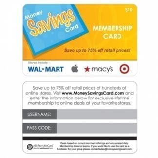 Money Savings Card Image