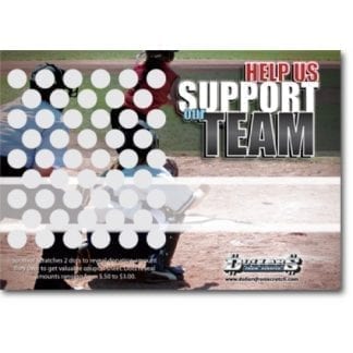 Softball Scratch Card Image