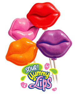Sour Lips Lollipops